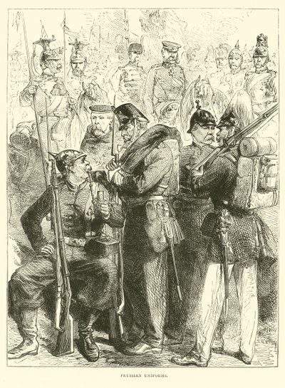 Preußische Uniformen, August 1870 von English School