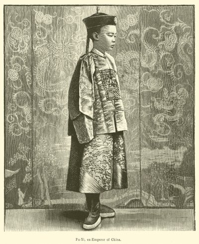 Pu-Yi, Ex-Kaiser von China von English School