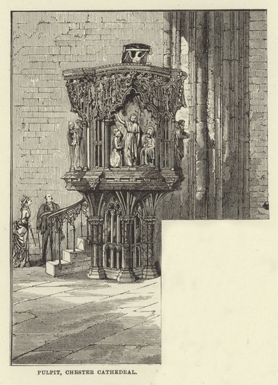 Kanzel, Chester Kathedrale von English School