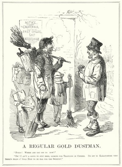 Ein echter Goldstaubmann (Stich) von English School