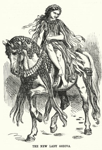 Die neue Lady Godiva (Stich) von English School