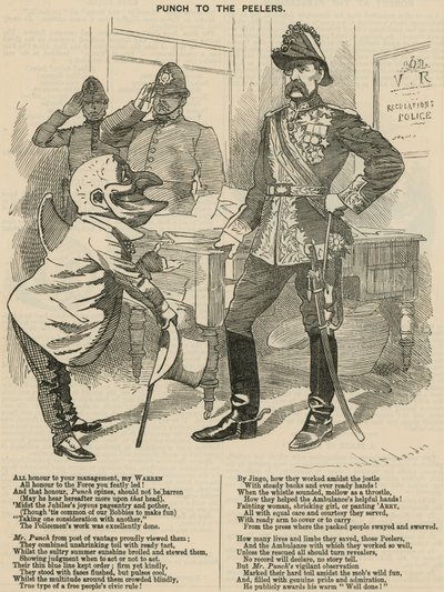 Punch zu den Peelern von English School