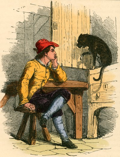 Der Kater tröstet seinen Herrn von English School