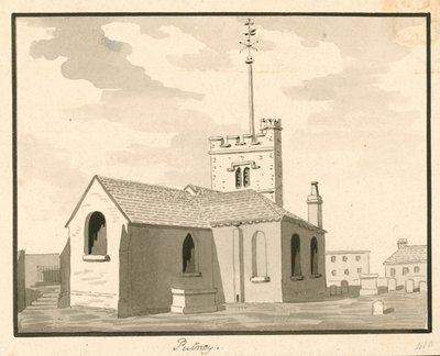 Putney-Kirche, London von English School