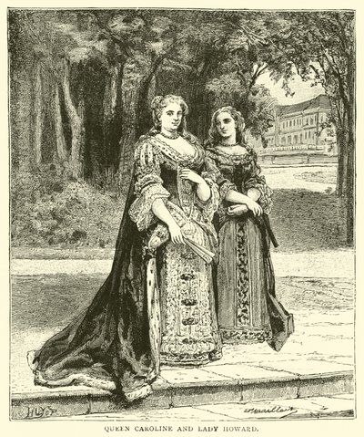 Königin Caroline und Lady Howard von English School