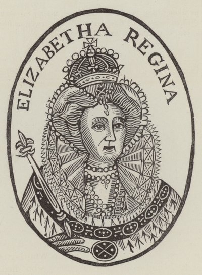 Königin Elisabeth I. (Stich) von English School
