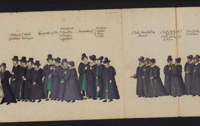 Trauerzug von Königin Elisabeth I. von English School