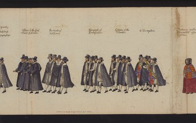 Begräbnisprozession von Königin Elisabeth I. von English School