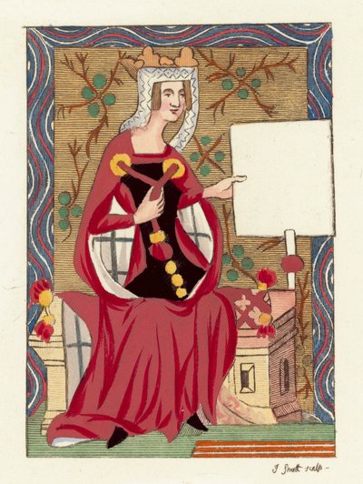Königin Mathilda, erste Frau von König Heinrich I. von English School