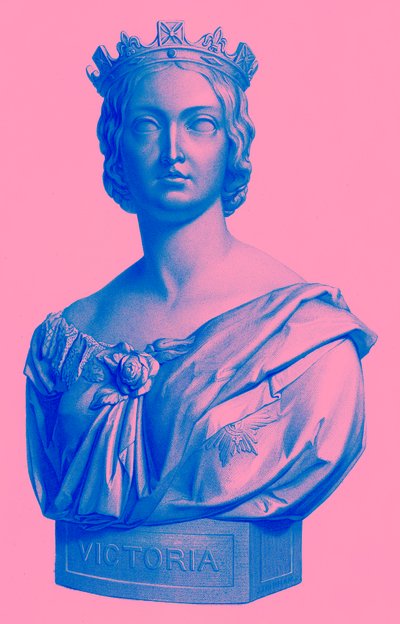 Königin Victoria, Illustration aus Die Königinnen von England oder das königliche Schönheitsbuch, veröffentlicht um 1875 von English School