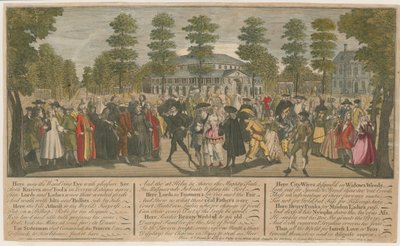 Ranelagh Gardens. Maskerade für den venezianischen Botschafter, 1749 von English School