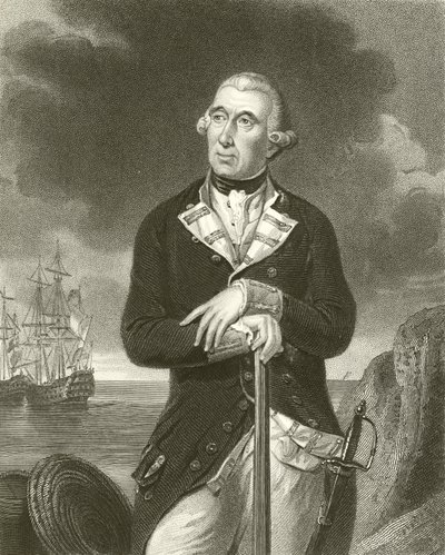 Konteradmiral Richard Kempenfelt von English School