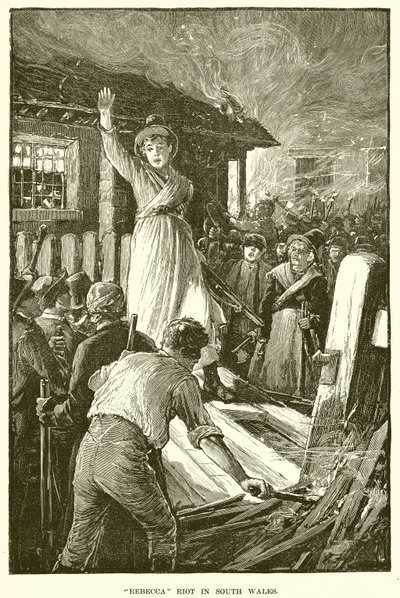 Rebecca-Aufstand in Südwales von English School