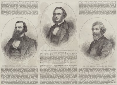 Kürzliche australische Entdecker (Gravur) von English School