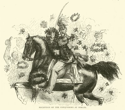 Empfang der Eroberer in Berlin, April 1871 von English School