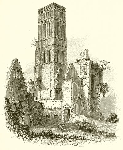 Überreste der Osney-Abtei von English School