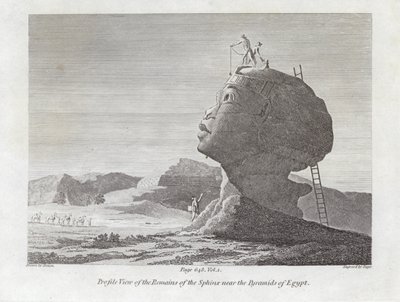 Überreste der Sphinx von English School