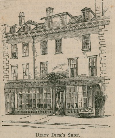 Residenz in der Leadenhall Street, London, von Nicholas Bentley, auch bekannt als Dirty Dick von English School