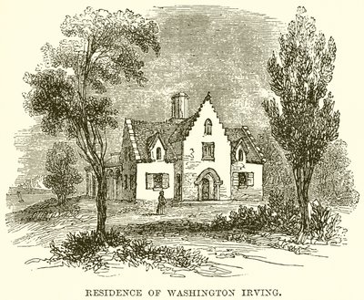 Wohnsitz von Washington Irving von English School
