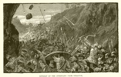 Rückzug der Athener aus Syrakus von English School