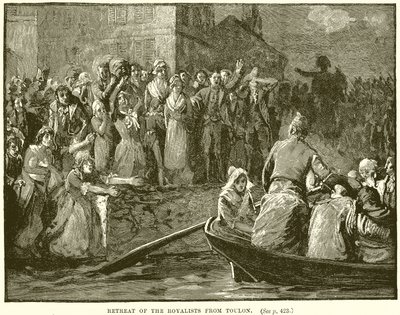 Rückzug der Royalisten aus Toulon von English School