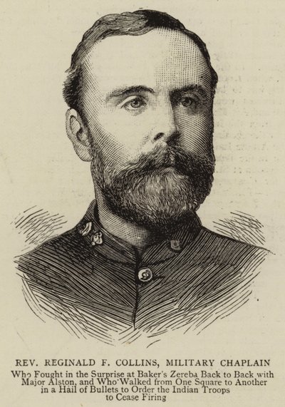 Reverend Reginald F Collins, Militärkaplan (Stich) von English School