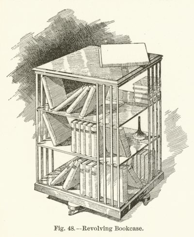 Drehbares Bücherregal von English School