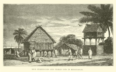 Reisspeicher und Taubenschläge in Madagaskar von English School