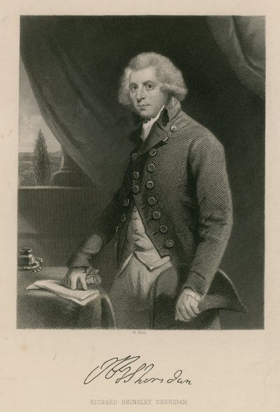 Richard Brinsley Sheridan, Dramatiker, Dichter und Theaterleiter von English School