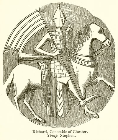 Richard, Konstabler von Chester. Zeit Stephen von English School