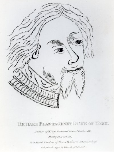 Richard von York, 3. Herzog von York, veröffentlicht 1792 von English School
