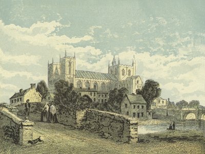 Ripon Kathedrale, Südwestansicht von English School