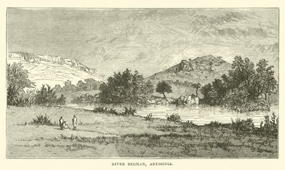 Fluss Berhan, Abessinien von English School