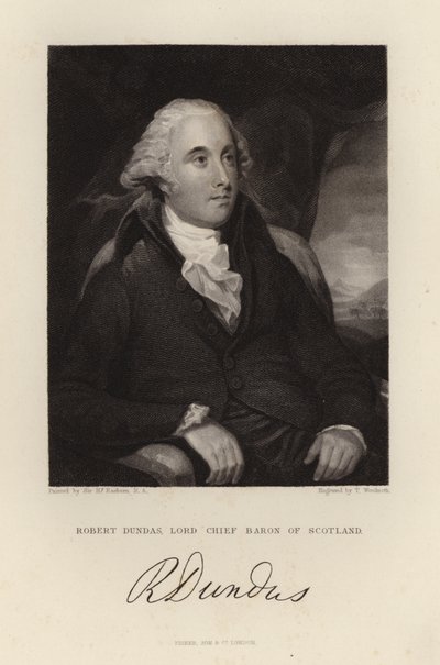 Robert Dundas Lord Chief Baron of Scotland von English School