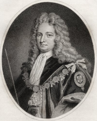Robert Harley, graviert von Maddox, Illustration aus 