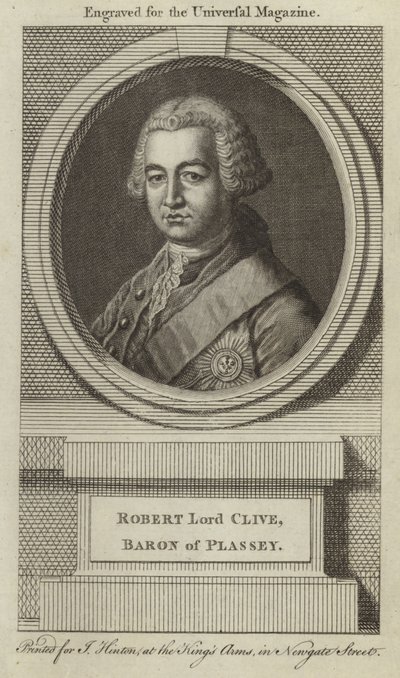 Robert Lord Clive, Baron von Plassey von English School