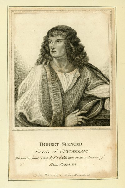 Robert Spencer, Earl of Sunderland von English School