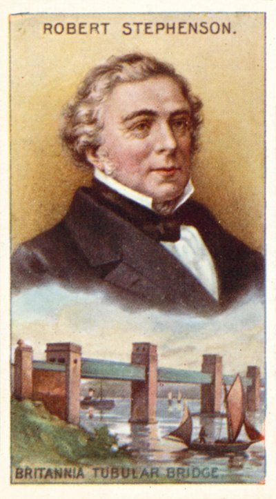 Robert Stephenson, Britannia-Röhrenbrücke von English School