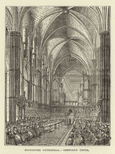 Rochester Kathedrale, restaurierter Chor von English School