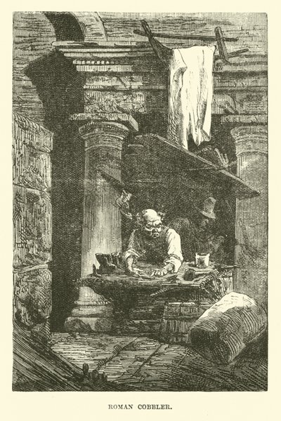 Römischer Schuster von English School