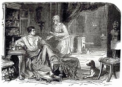 Römisches Studium, Illustration aus Cassell