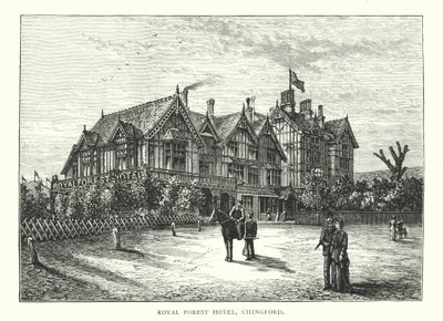 Royal Forest Hotel, Chingford (Gravur) von English School