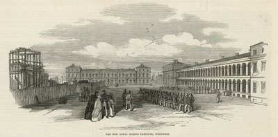 Königliche Marinekaserne in Woolwich von English School