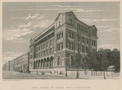 Royal School of Mines, South Kensington, London von English School