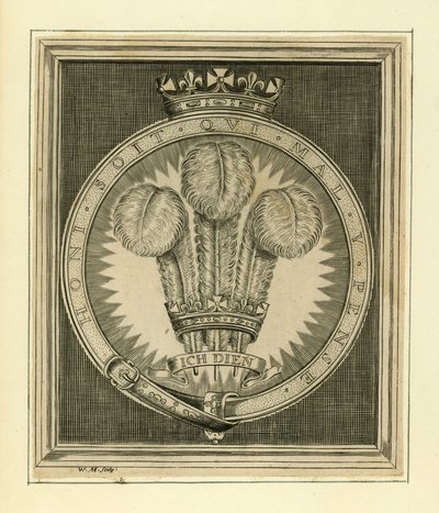 Königliches Motto. Honi Soit Qui Mal Y Pense von English School