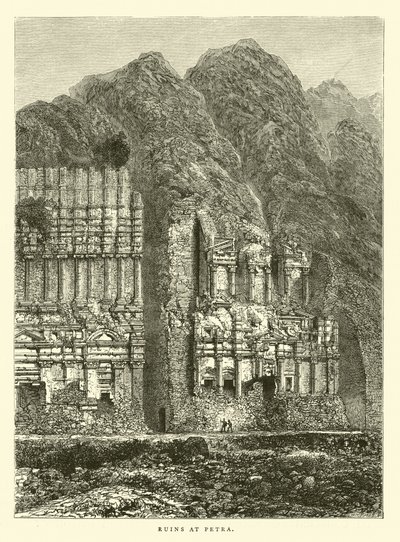 Ruinen in Petra von English School