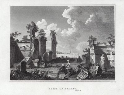 Ruinen von Baalbek von English School