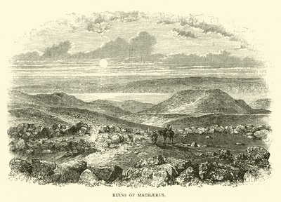 Ruinen von Machaerus von English School