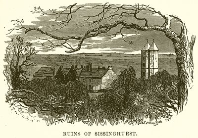 Ruinen von Sissinghurst von English School