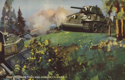 Russischer schwerer Panzer und deutscher Panzer III, Zweiter Weltkrieg von English School
